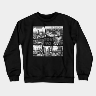 JAPANESE CITY - TOKYO - TRAVEL -3 Crewneck Sweatshirt